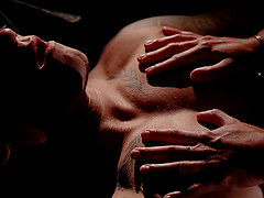 Tattooed hottie Eveline Dellai rides Liam Salvatore like a pro