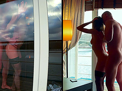 Couple explores anal and reverse cowgirl sex with Mia