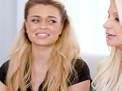 Destiny Cruz and her girlfriend in lesbian action