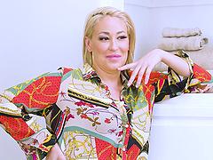 Aaliyah Love and Ryan Keely in a steamy lesbian bathroom encounter