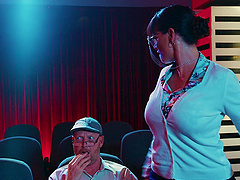 Athena Faris and Ricky Spanish get naughty in public