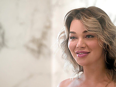 Trans beauty Emma Rose seduces straight couple for threesome