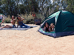 Lesbians show off their skills in a steamy 69