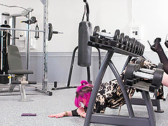 Tall and dark shemale Lena Moon dominates her partner