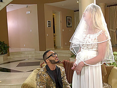 Steamy shemale threesome with Aubrey Kate and Dillon Diaz