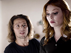 Lacy Lennon and her partner get naughty in bed