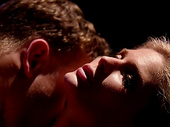 Two tight asses get shared by multiple guys in an intense dp session.