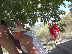 Bisexual group sex with Peter Stallion and Lisi Kitty