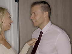 Codey Steele and her boyfriend get naughty in nylon