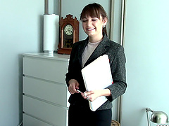 Brunette babe rides her man like a pro in cowgirl position