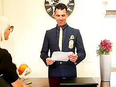 Couple enjoys cowgirl ride and doggystyle position