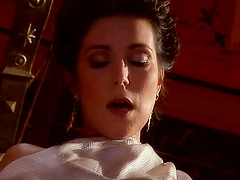 Big tits homemade brunette gets a facial in this video.