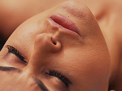 Brunette milf mariska x takes on two black cocks at once