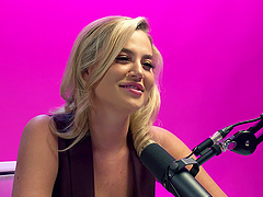 Solo girl shows off her big natural tits and tight asshole