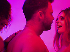 Seth Gamble and Alexis Tae in steamy threesome with Shawn Alff and Molly Little