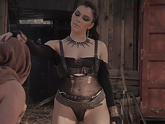 Italian beauty Valentina Nappi gets fucked hard in the park