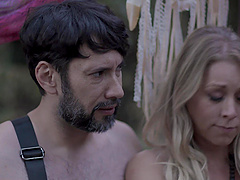 Cowgirl ride with natural tits babe Jewelz Blu