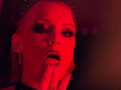 Couple enjoys a hot blowjob and titjob in the bedroom