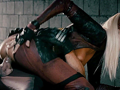 Cowgirl ride with natural tits pornstar in blowjob and pussy compilation