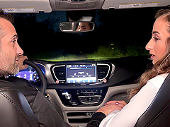 Natural tits blonde Scarlett Page rides and sucks in this xxx video