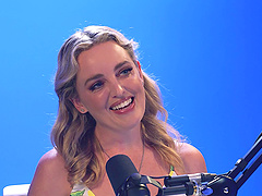 Charlie Forde's solo performance with pussy fingering and natural tits.