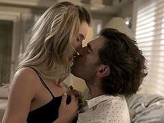 Haley Reed and her big cock lover in natural tits and long hair fetish vid