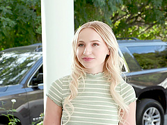 Big natural tits bounce while being fucked in missionary position