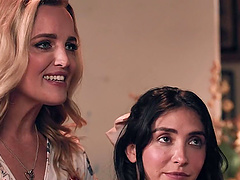 Charlie Forde and her friends try out a threesome with a cowgirl switch.