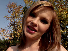 Terra White and Clara G, blondes with big natural tits, in hot scene.