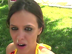 Beautiful long-haired woman gets her desire for big black cock fulfilled.