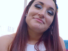 Big cock Gabriella Paltrova gets anal sex in a hot scene.