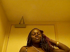 Beautiful long-haired Ms. Cakes gives great blow job