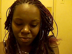 Beautiful long-haired Ms. Cakes gives great blow job