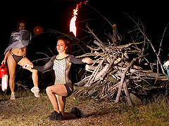 Jessy Brey and Eva Tender are two hot girls with brown hair who like to lick each other.