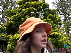 Serena Hill and her lover have sex in public places.