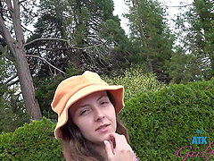 Serena Hill and her lover have sex in public places.