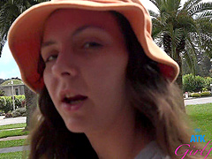 Serena Hill and her lover have sex in public places.