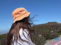 Serena Hill and her lover have sex in public places.