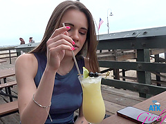 Beautiful brunette gets her pussy shaved in a pov video