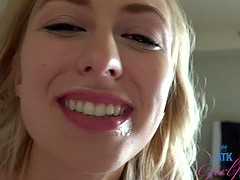 Beautiful brunettes get their pussies creampied in this compilation.