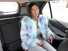 Big-boobed brunette gets Danny Steele’s cock in her pussy