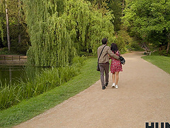 Beautiful long hair blonde gets fucked in reverse cowgirl position.