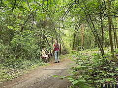 Beautiful wife in a tight dress gives a great blowjob and then has sex in a doggy style position.