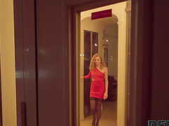 Charlie Dean’s nice ass in reverse cowgirl on a big cock