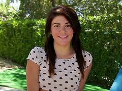 Beauty of Rissa makes that cock get hard for a blowjob