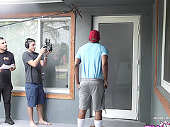 Jenna Love and her boyfriend have great sex in doggystyle position.