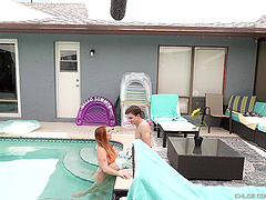 Beautiful pornstar Chloe Cooper in a hot threesome with Parker Ambrose and others.