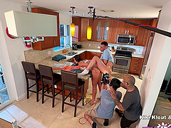 Kiki Klout and her lover have hot missionary sex.