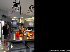 A brunette beauty gets her pussy fucked by a pornstar in a hot scene.