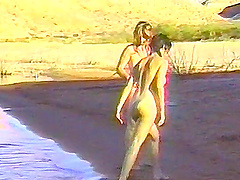 Real amateur beach party turns into a wild sex fest